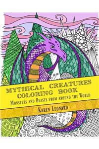 Mythical Creatures Coloring Book