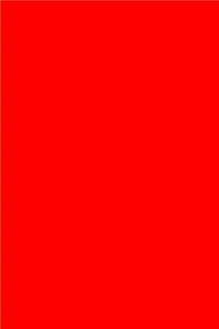Journal Red Color Simple Monochromatic Plain Red