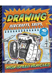 Drawing Aircraft, Ships, and High-Speed Vehicles: 4D An Augmented Reading Drawing Experience