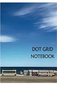 Dot Grid Notebook Seaside: 110 Dot Grid Pages