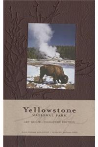 Yellowstone National Park Hardcover Ruled Journal