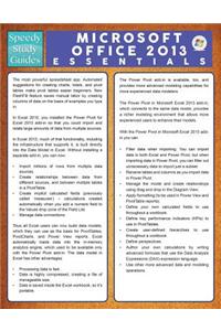 Microsoft Office 2013 Essentials (Speedy Study Guide)