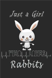 Just a girl who loves Rabbits journal