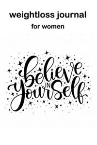 2020 weight loss journal and planner for women