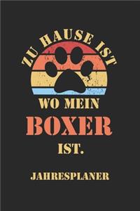 BOXER Jahresplaner