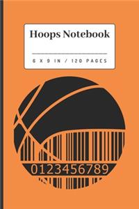 Hoops Notebook: Cool Basketball Fanatic Gift - Small Lined Notebook (6" x 9")