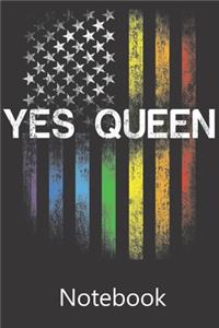 Yes Queen America Flag