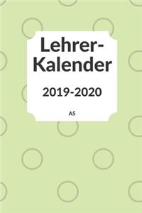 Lehrerkalender 2019 2020 A5