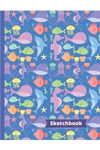 Sea Creatures Sketchbook