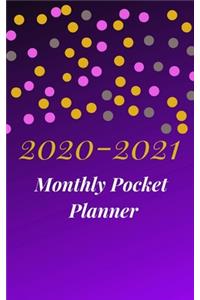 2020-2021 Monthly Pocket Planner