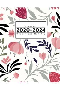 2020-2024 Weekly and Monthly Planner