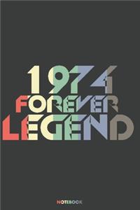 1974 Forever Legend Notebook