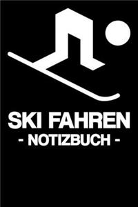 Ski Fahren - Notizbuch -