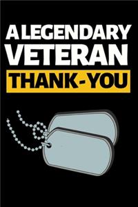 A Legendary Veteran Thank - You