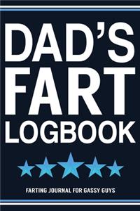 Dad's Fart Logbook Farting Journal For Gassy Guys