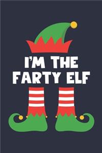 Farty Elf Notebook - Funny Christmas Gift for Farty Diary - Family Xmas Holiday Journal