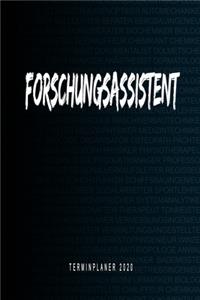 Forschungsassistent - Terminplaner 2020
