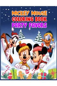 Mickey Mouse Coloring Book Party Favors