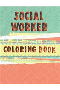 Social Worker Coloring Book