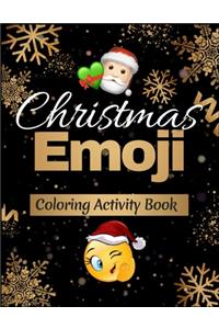 Christmas Emoji Coloring Activity Book