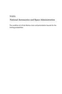 The Condition of a Finite Markov Chain and Perturbation Bounds for the Limiting Probabilities