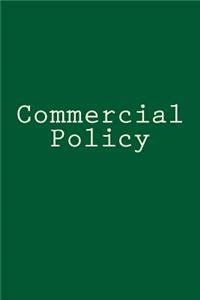 Commercial Policy