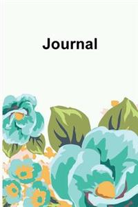 Journal: 120 Blank Page Lined Softcover Notebook/Journal for Writing In, (6 X 9)