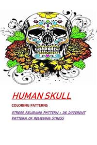 Humans Skull Coloring Patterns