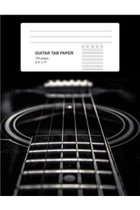 Guitar Tab Paper