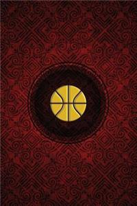 Monogram Basketball Notebook