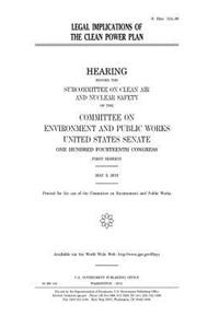 Legal implications of the Clean Power Plan