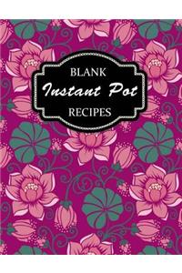 Blank Instant Pot Recipes
