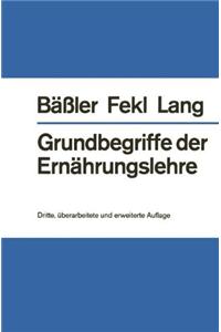 Grundbegriffe Der Ernahrungslehre