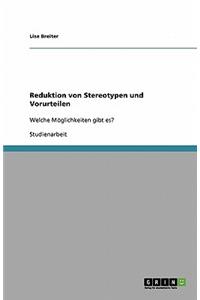 Reduktion Von Stereotypen Und Vorurteilen