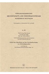Einfluß Der Oberfläche Auf Das Verschleißverhalten Von Schmiedegesenken