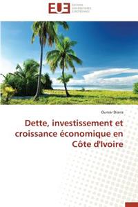 Dette, Investissement Et Croissance Économique En Côte d'Ivoire