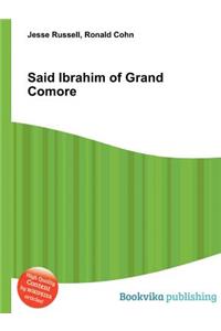Said Ibrahim of Grand Comore