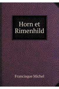 Horn Et Rimenhild