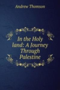 In the Holy land: A Journey Through Palestine