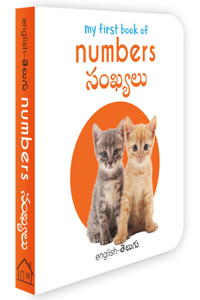 My First Book Of Numbers - Sankhyalu : My First English Telugu Board Book