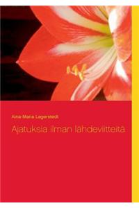 Ajatuksia ilman lähdeviitteitä