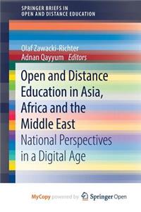 Open and Distance Education in Asia, Africa and the Middle East