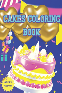 Cakes Coloring Book