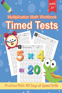 Multiplication Math Workbook Grade 3-5