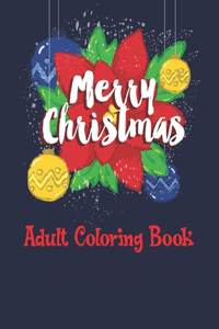 Merry Christmas Adult Coloring Book