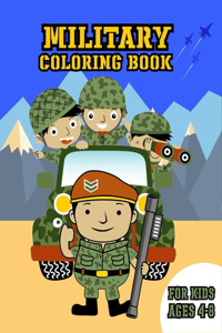 Military Coloring Book For Kids