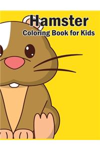 Hamster Coloring Book For Kids