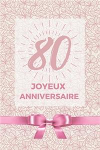 80 ans joyeux anniversaire