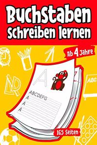 Buchstaben schreiben lernen ab 4 Jahren