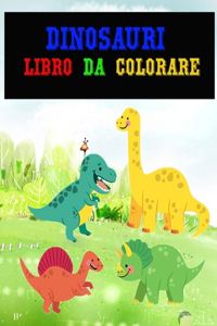 Dinosauri Libro da Colorare